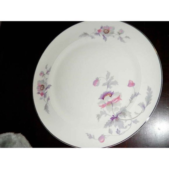 1950 Brym Mawr Floral Dinner Plate  set of 3 - Picture 2 of 2